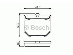BOSCH 0 986 494 579 stabdžių trinkelių rinkinys, diskinis stabdys 
 Techninės priežiūros dalys -> Papildomas remontas
81349230, 41060 18W25, 41060 B9500