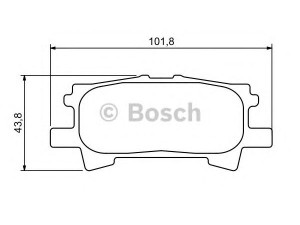 BOSCH 0 986 494 224 stabdžių trinkelių rinkinys, diskinis stabdys 
 Techninės priežiūros dalys -> Papildomas remontas
04466 48030, 04466 48040, 04466 48060