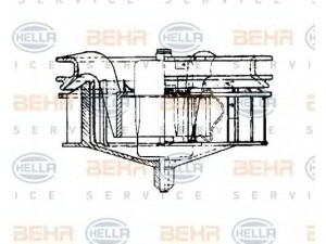 HELLA 8EW 009 160-441 vidaus pūtiklis 
 Šildymas / vėdinimas -> Orpūtė/dalys
000 820 93 42, A 000 820 93 42