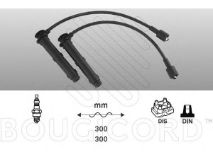 BOUGICORD 8110 uždegimo laido komplektas 
 Kibirkšties / kaitinamasis uždegimas -> Uždegimo laidai/jungtys
NGC000040, NGC000040