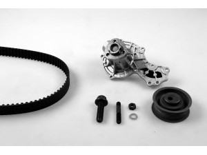 GK K980148F vandens siurblio ir paskirstymo diržo komplektas 
 Aušinimo sistema -> Vandens siurblys/tarpiklis -> Vandens siurblys