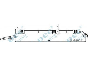 APEC braking HOS3860 stabdžių žarnelė 
 Stabdžių sistema -> Stabdžių žarnelės
01468SNAJ00, 01468SNAJ01, 01468SNAJ02