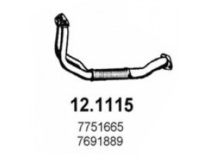 ASSO 12.1115 išleidimo kolektorius 
 Išmetimo sistema -> Išmetimo vamzdžiai
7691880, 7691889, 7751665