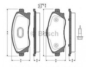 BOSCH 0 986 TB2 380 stabdžių trinkelių rinkinys, diskinis stabdys 
 Techninės priežiūros dalys -> Papildomas remontas
1605081, 1605092, 1605964, 1605974