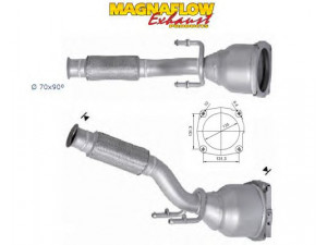 MAGNAFLOW 76056D katalizatoriaus keitiklis 
 Išmetimo sistema -> Katalizatoriaus keitiklis
1731HG