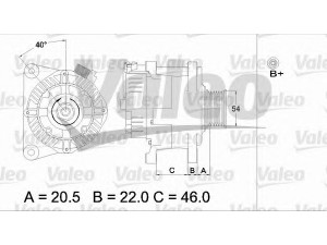 VALEO 437355 kintamosios srovės generatorius 
 Elektros įranga -> Kint. sr. generatorius/dalys -> Kintamosios srovės generatorius
5702-K1, 5702K1, 5705-4H, 5705-5T