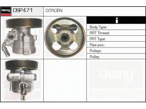 DELCO REMY DSP471 hidraulinis siurblys, vairo sistema 
 Vairavimas -> Vairo pavara/siurblys