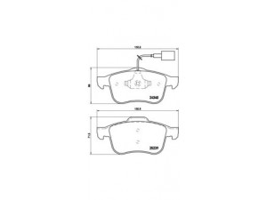 BREMBO P 23 132 stabdžių trinkelių rinkinys, diskinis stabdys 
 Techninės priežiūros dalys -> Papildomas remontas
77365354