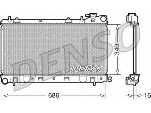 DENSO DRM36017 radiatorius, variklio aušinimas 
 Aušinimo sistema -> Radiatorius/alyvos aušintuvas -> Radiatorius/dalys
45111FA200, 45111FC350, 45199FC371