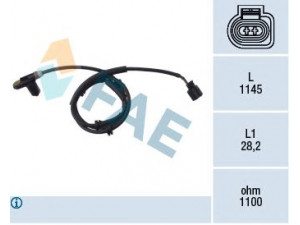 FAE 78025 jutiklis, rato greitis 
 Elektros įranga -> Jutikliai
1048604, 7307991, 95VW-2B372-BA