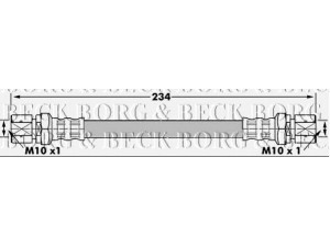 BORG & BECK BBH7290 stabdžių žarnelė 
 Stabdžių sistema -> Stabdžių žarnelės
9094702828