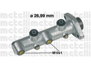 METELLI 05-0431 pagrindinis cilindras, stabdžiai
500374416, 504042984, 504089710
