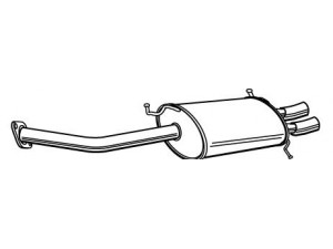 FONOS 619484 galinis duslintuvas 
 Išmetimo sistema -> Duslintuvas
3395926, 3864733, 4046564, 4047806