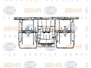 HELLA 8EW 009 160-781 vidaus pūtiklis 
 Šildymas / vėdinimas -> Orpūtė/dalys
3 090 905