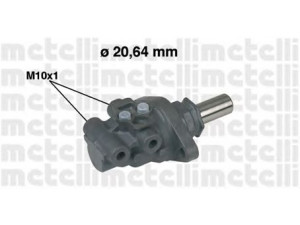 METELLI 05-0384 pagrindinis cilindras, stabdžiai 
 Stabdžių sistema -> Pagrindinis stabdžių cilindras
51100-80G71, 47207-52011
