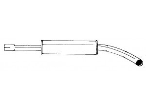 AKS DASIS SG60456 vidurinis duslintuvas