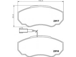 HELLA 8DB 355 010-391 stabdžių trinkelių rinkinys, diskinis stabdys 
 Techninės priežiūros dalys -> Papildomas remontas
77364862, 425242, 425243, 425458