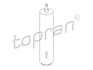 TOPRAN 500 998 kuro filtras 
 Techninės priežiūros dalys -> Papildomas remontas
1332 7 793 672, 7 793 672