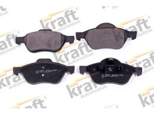 KRAFT AUTOMOTIVE 6005290 stabdžių trinkelių rinkinys, diskinis stabdys 
 Techninės priežiūros dalys -> Papildomas remontas
410600012R, 410601237R, 410607690R