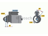 BOSCH 0 001 231 006 starteris
01181101, 118 1101