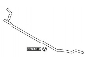 ASVA 0407-005 įvorė, stabilizatorius