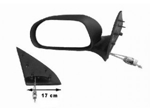 VAN WEZEL 1757803 išorinis veidrodėlis 
 Kėbulas -> Langai/veidrodėliai -> Veidrodėlis
0710450808, 710450808, 0710450808