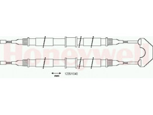BENDIX 433154B trosas, stovėjimo stabdys 
 Stabdžių sistema -> Valdymo svirtys/trosai
24468130, 522150, 522450, 9225541