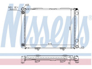 NISSENS 62734A radiatorius, variklio aušinimas 
 Aušinimo sistema -> Radiatorius/alyvos aušintuvas -> Radiatorius/dalys
201 500 85 03, 201 500 86 03, 210 500 73 03