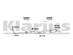 KLARIUS 120192U išmetimo sistema 
 Išmetimo sistema -> Išmetimo sistema, visa