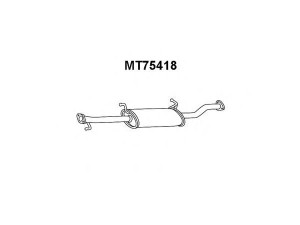 VENEPORTE MT75418 priekinis duslintuvas 
 Išmetimo sistema -> Duslintuvas
MR597163