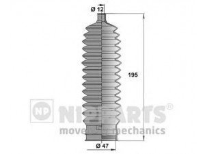 NIPPARTS N2844011 gofruotoji membrana, vairavimas 
 Vairavimas -> Gofruotoji membrana/sandarinimai
53534-S84-A01