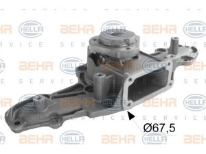 HELLA 8MP 376 810-124 vandens siurblys 
 Aušinimo sistema -> Vandens siurblys/tarpiklis -> Vandens siurblys
551 9835 8, 55191538, 55192899