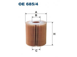 FILTRON OE685/4 alyvos filtras 
 Techninės priežiūros dalys -> Techninės priežiūros intervalai
0415231080