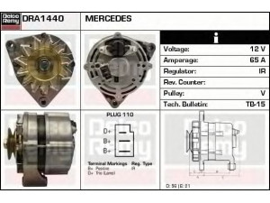 DELCO REMY DRA1440 kintamosios srovės generatorius 
 Elektros įranga -> Kint. sr. generatorius/dalys -> Kintamosios srovės generatorius
7700811399