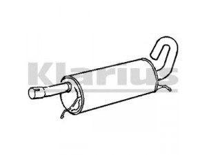 KLARIUS VW465C galinis duslintuvas 
 Išmetimo sistema -> Duslintuvas
3B0253609R, 3B0253609R, 3B0253609R