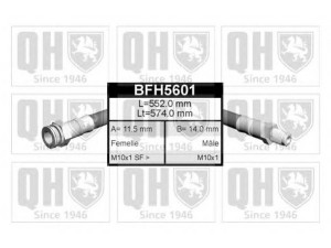 QUINTON HAZELL BFH5601 stabdžių žarnelė 
 Stabdžių sistema -> Stabdžių žarnelės
60651554