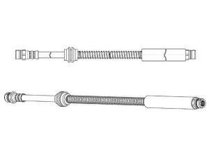 KAWE 512819 stabdžių žarnelė 
 Stabdžių sistema -> Stabdžių žarnelės
2K3611775D, 2K3611775E, 2K3611775F