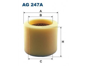 FILTRON AG247A oro filtras 
 Techninės priežiūros dalys -> Techninės priežiūros intervalai
1444SV, 9401445898, 1444SV, 144589