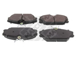 MAPCO 6452 stabdžių trinkelių rinkinys, diskinis stabdys 
 Techninės priežiūros dalys -> Papildomas remontas
410604441R, 410607125R, 7701206379