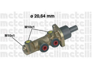 METELLI 05-0218 pagrindinis cilindras, stabdžiai 
 Stabdžių sistema -> Pagrindinis stabdžių cilindras
7075444, 7077696, 71739127, 7077696