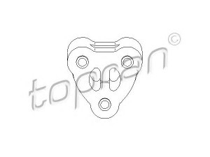 TOPRAN 500 191 laikantysis rėmas, duslintuvas 
 Dviratė transporto priemonės -> Išmetimo sistema -> Atskiros surinkimo dalys -> Gnybtas
1821 2 247 708, 2 247 708