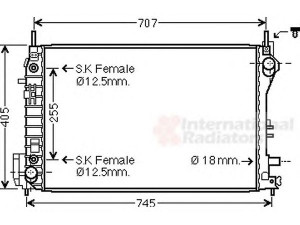 VAN WEZEL 37002559 radiatorius, variklio aušinimas 
 Aušinimo sistema -> Radiatorius/alyvos aušintuvas -> Radiatorius/dalys
51770411, 12805057, 1300247-24418344
