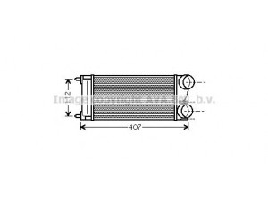 AVA QUALITY COOLING PE4334 tarpinis suslėgto oro aušintuvas, kompresorius 
 Variklis -> Oro tiekimas -> Įkrovos agregatas (turbo/superįkrova) -> Tarpinis suslėgto oro aušintuvas
1440H9, 1440H9