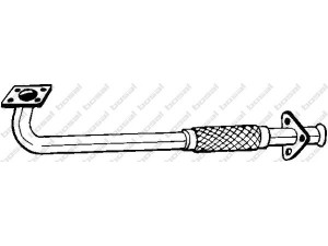 BOSAL 835-027 išleidimo kolektorius 
 Išmetimo sistema -> Išmetimo vamzdžiai
82 390 043, 82 441 740