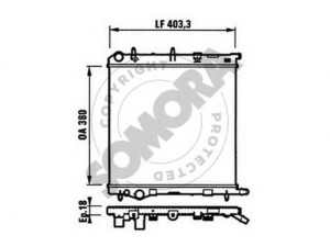 SOMORA 050440 radiatorius, variklio aušinimas 
 Aušinimo sistema -> Radiatorius/alyvos aušintuvas -> Radiatorius/dalys
1301M6, 1330C0, 1330C2, 1331TV