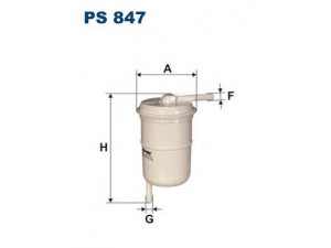 FILTRON PS847 kuro filtras 
 Techninės priežiūros dalys -> Papildomas remontas
D1052, 1640059A00, 164005T099A