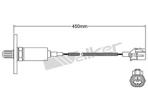 WALKER PRODUCTS 250-21054 lambda jutiklis
8946519525, 8946522100, 8946529445