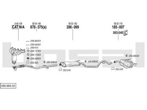 BOSAL 088.985.02 išmetimo sistema