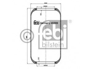 FEBI BILSTEIN 40399 dėklas, pneumatinė pakaba 
 Pakaba -> Pneumatinė pakaba
20540789, 21836533