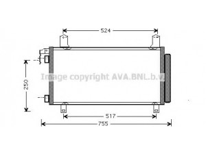 AVA QUALITY COOLING MZ5158 kondensatorius, oro kondicionierius